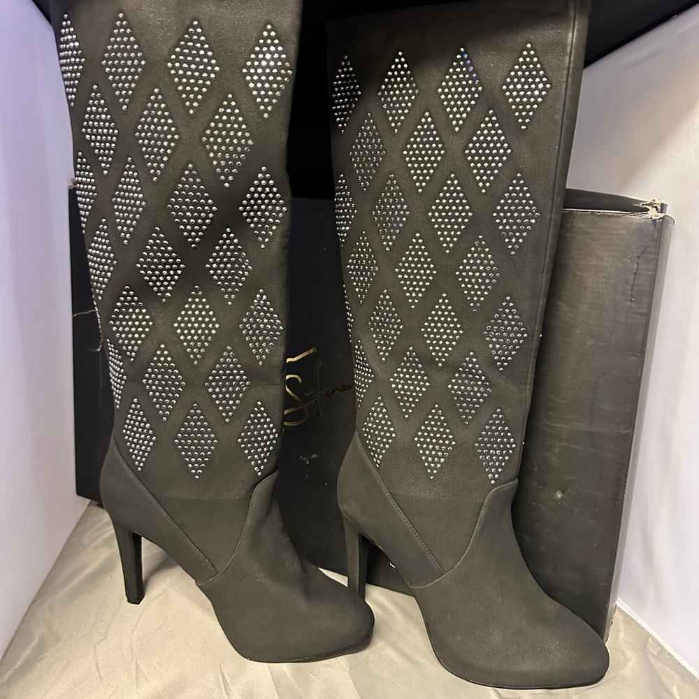 Colin Stuart rhinestone boots